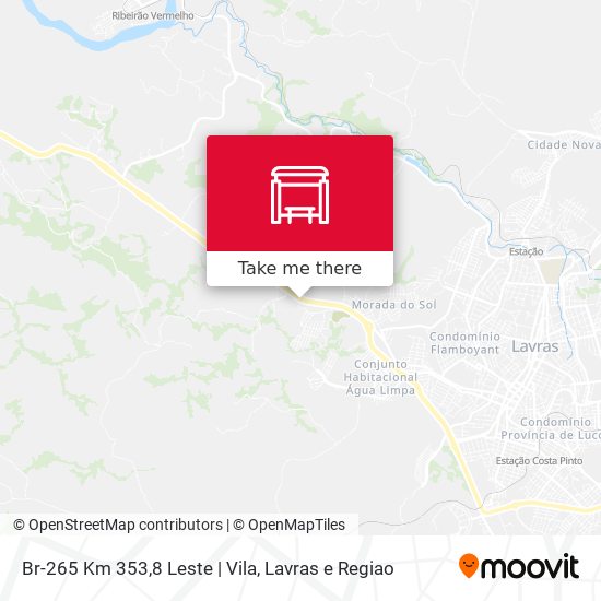 Br-265 Km 353,8 Leste | Vila map