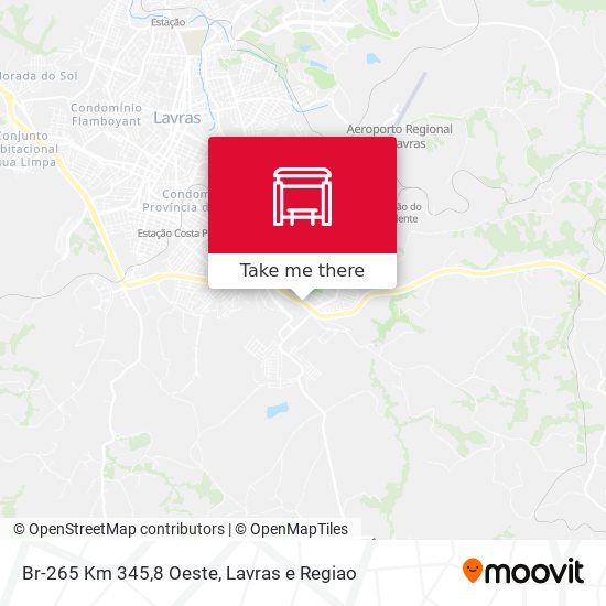 Br-265 Km 345,8 Oeste map