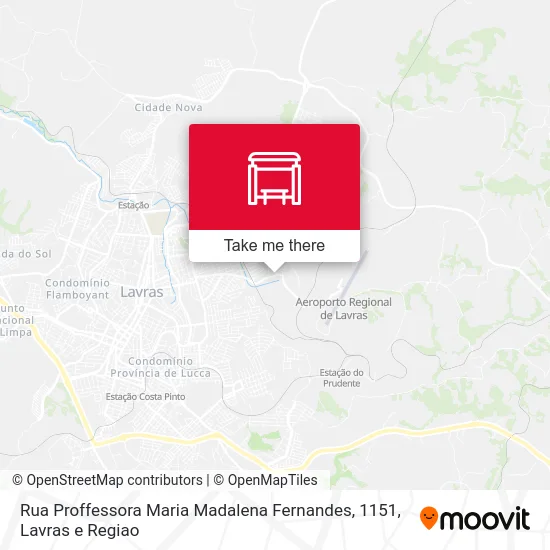 Rua Proffessora Maria Madalena Fernandes, 1151 map