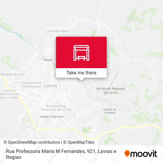 Rua Professora Maria M Fernandes, 921 map
