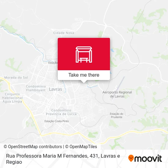 Rua Professora Maria M Fernandes, 431 map