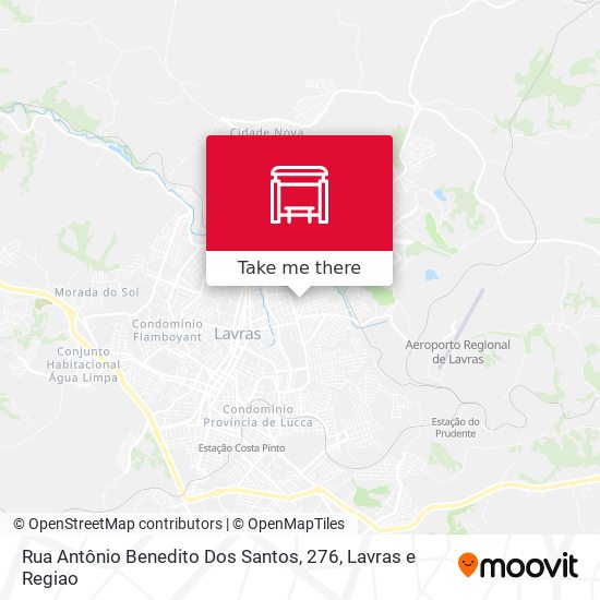 Rua Antônio Benedito Dos Santos, 276 map