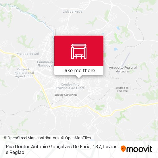 Rua Doutor Antônio Gonçalves De Faria, 137 map