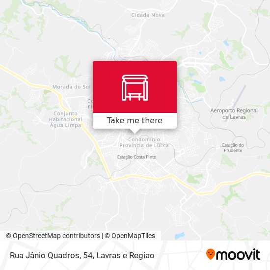 Rua Jânio Quadros, 54 map