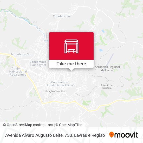 Avenida Álvaro Augusto Leite, 733 map