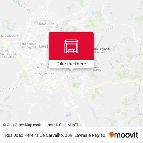 Rua João Pereira De Carvalho, 269 map