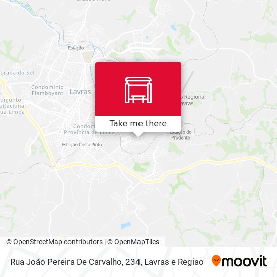 Rua João Pereira De Carvalho, 234 map