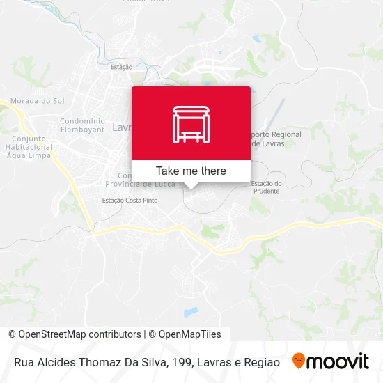Rua Alcides Thomaz Da Silva, 199 map