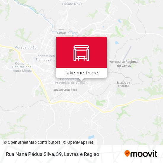 Rua Naná Pádua Silva, 39 map