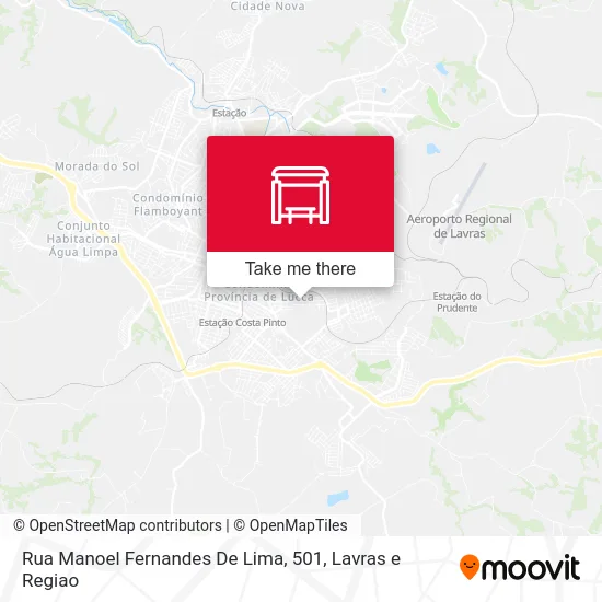 Rua Manoel Fernandes De Lima, 501 map