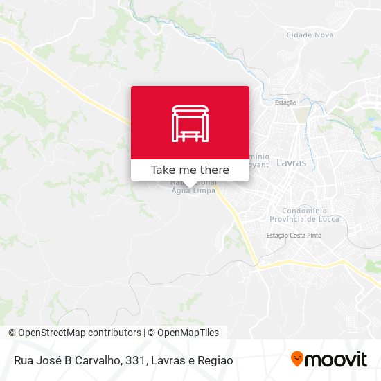 Rua José B Carvalho, 331 map