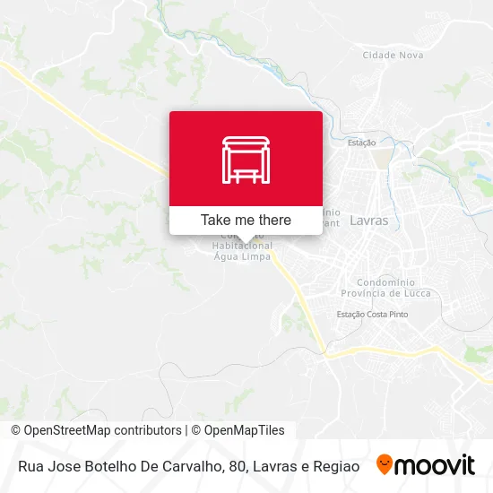 Rua Jose Botelho De Carvalho, 80 map