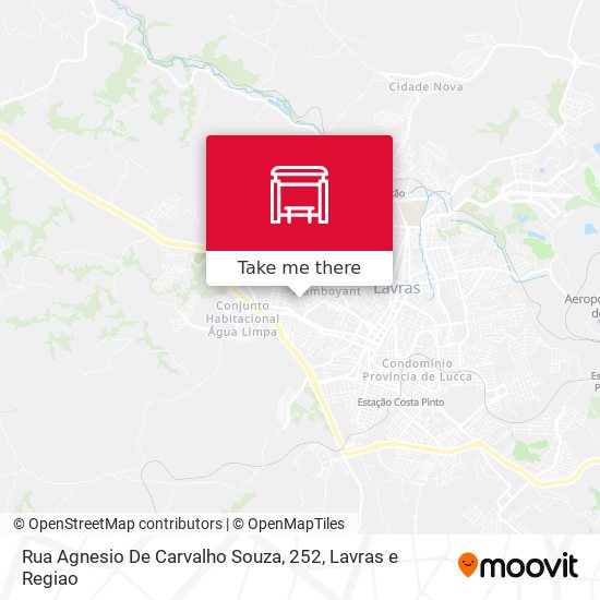 Rua Agnesio De Carvalho Souza, 252 map