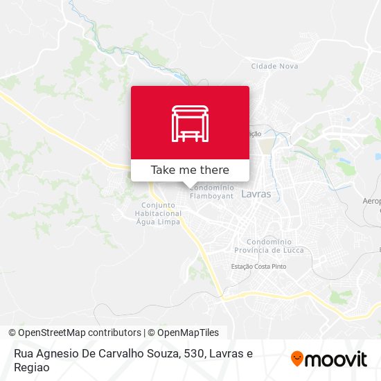 Rua Agnesio De Carvalho Souza, 530 map