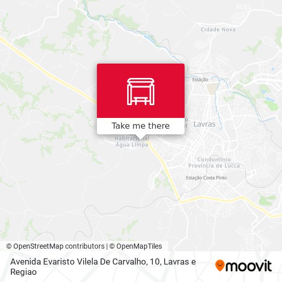 Avenida Evaristo Vilela De Carvalho, 10 map