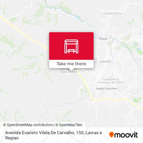 Avenida Evaristo Vilela De Carvalho, 150 map
