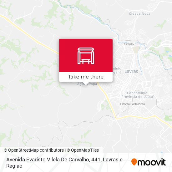 Avenida Evaristo Vilela De Carvalho, 441 map