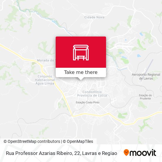 Rua Professor Azarias Ribeiro, 22 map