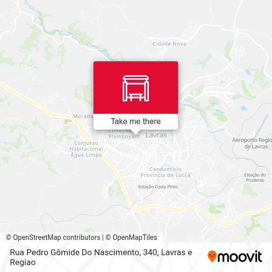 Rua Pedro Gômide Do Nascimento, 340 map