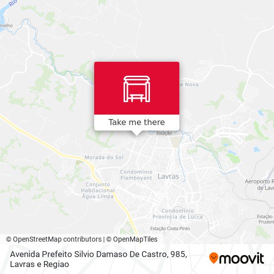 Avenida Prefeito Silvio Damaso De Castro, 985 map