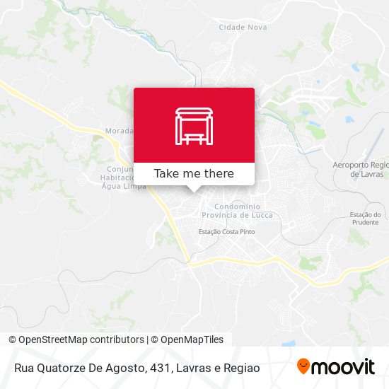 Rua Quatorze De Agosto, 431 map