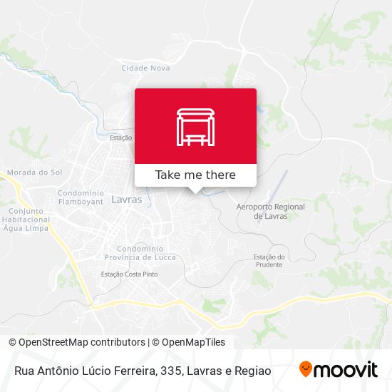 Rua Antônio Lúcio Ferreira, 335 map