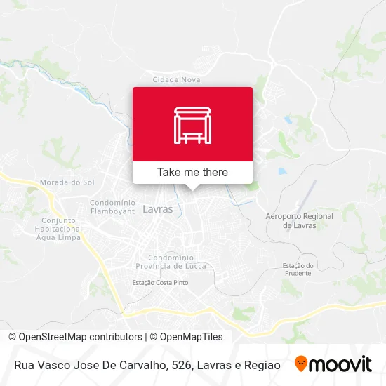 Rua Vasco Jose De Carvalho, 526 map