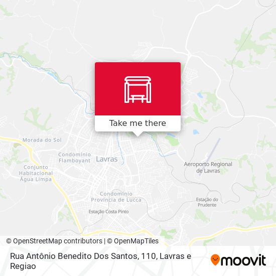 Rua Antônio Benedito Dos Santos, 110 map