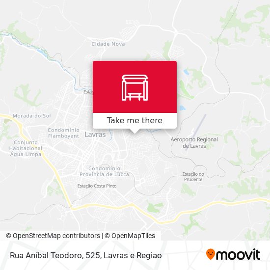 Rua Aníbal Teodoro, 525 map