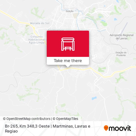Br-265, Km 348,3 Oeste | Martminas map