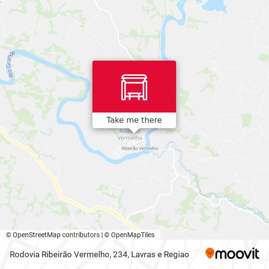 Rodovia Ribeirão Vermelho, 234 map