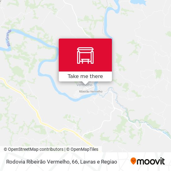 Rodovia Ribeirão Vermelho, 66 map