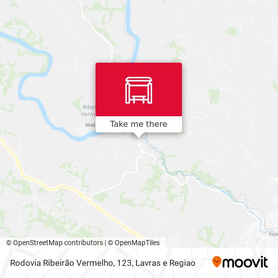 Rodovia Ribeirão Vermelho, 123 map