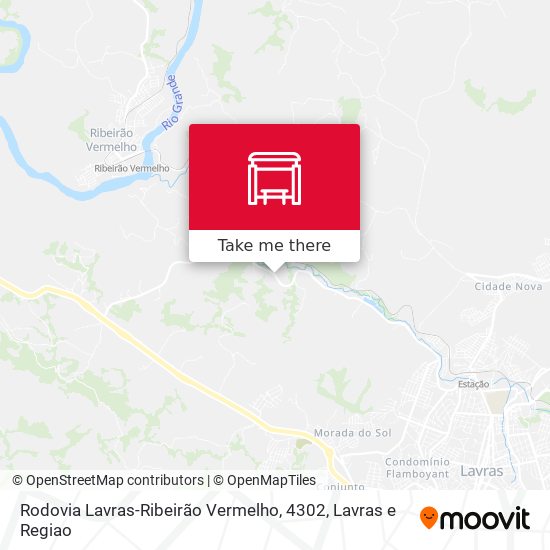 Rodovia Lavras-Ribeirão Vermelho, 4302 map