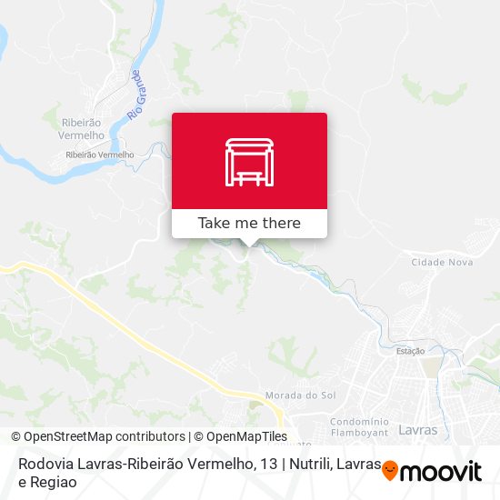 Rodovia Lavras-Ribeirão Vermelho, 13 | Nutrili map