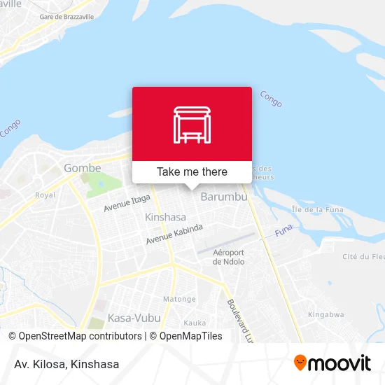Av. Kilosa map