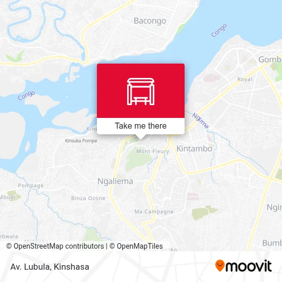 Av. Lubula map