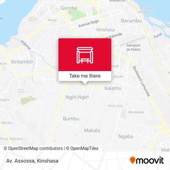 Av. Assossa map