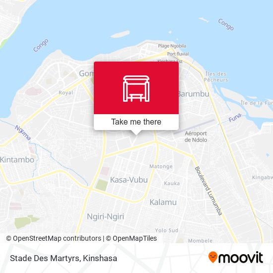 Stade Des Martyrs map