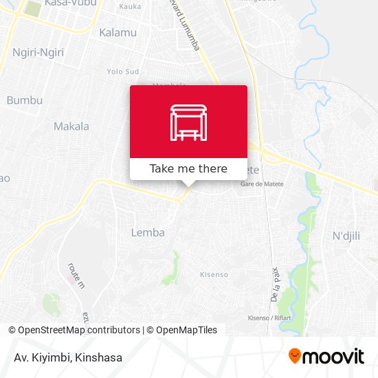 Av. Kiyimbi map