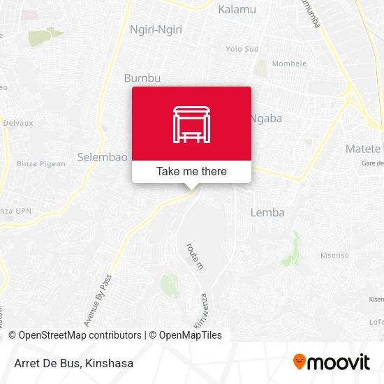 Arret De Bus map