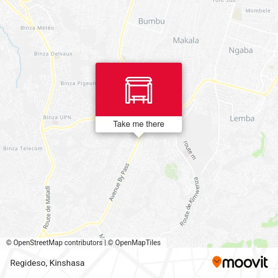 Regideso map