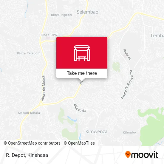 R. Depot map