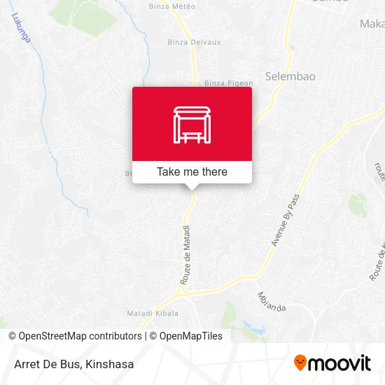 Arret De Bus map