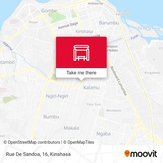 Rue De Sandoa, 16 map