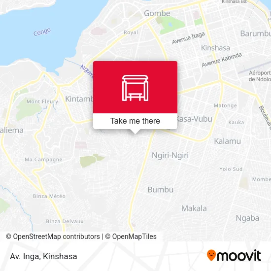 Av. Inga map