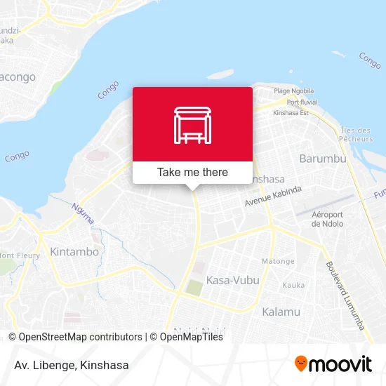 Av. Libenge map
