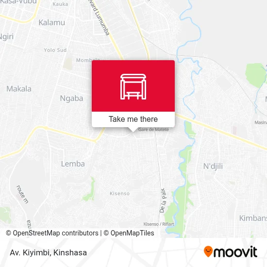 Av. Kiyimbi map