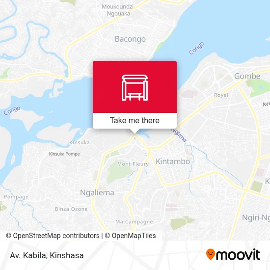 Av. Kabila map
