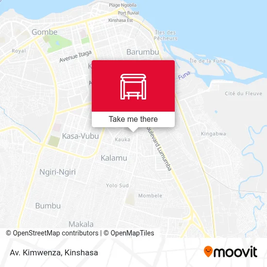 Av. Kimwenza map